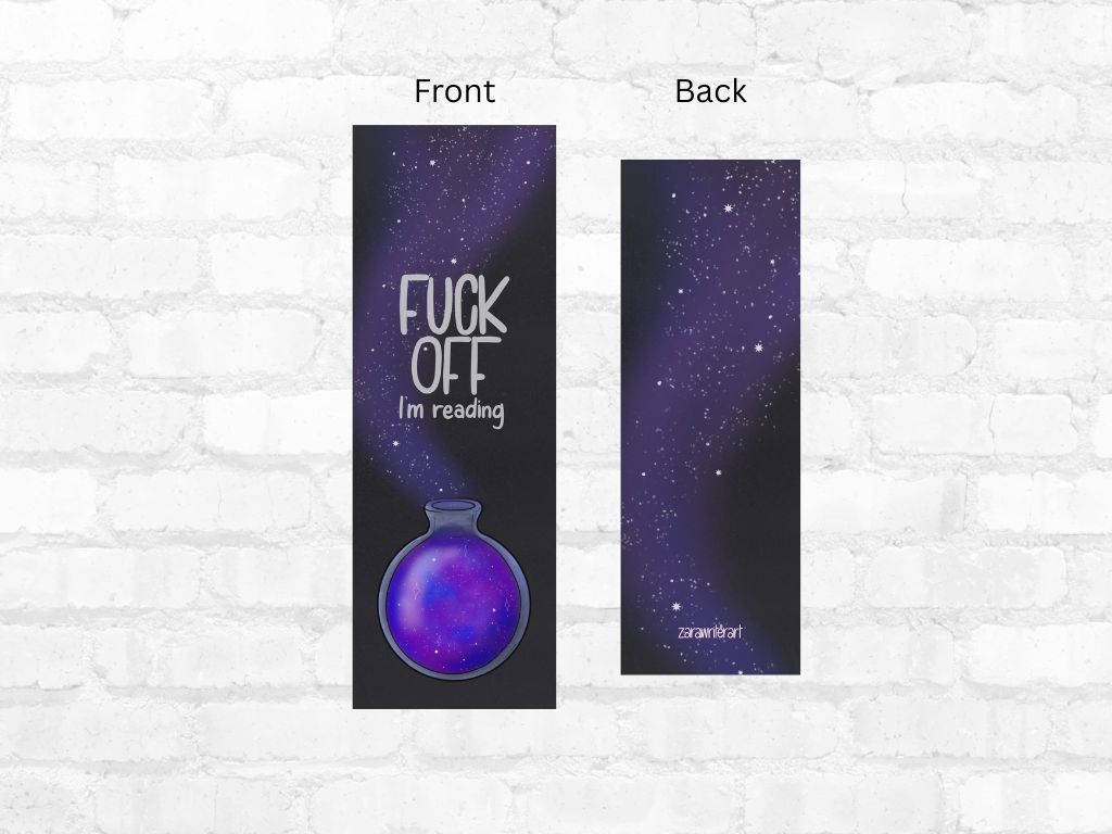 Fuck Off, I’m Reading Bookmark