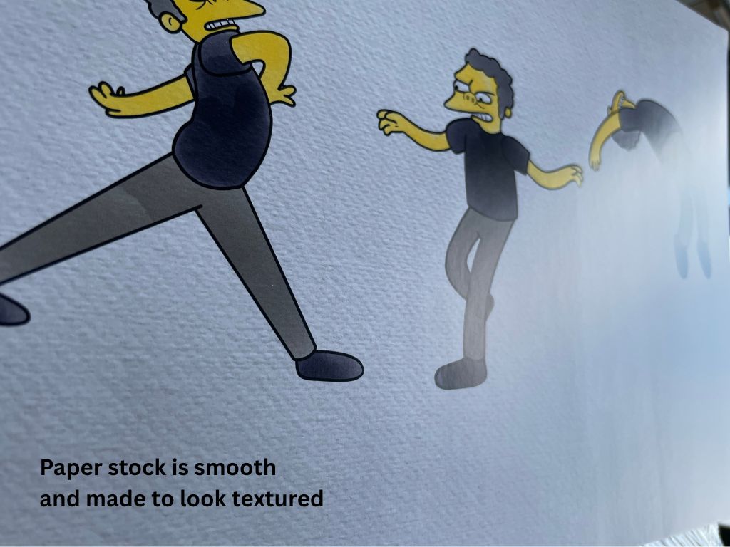The Simpsons Moe Funk Dancing for Self-Defense Print