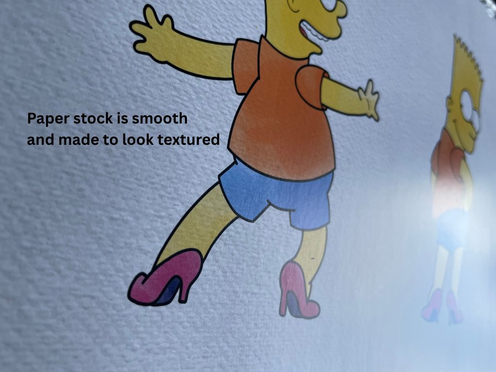 The Simpsons Bart High Heels Print