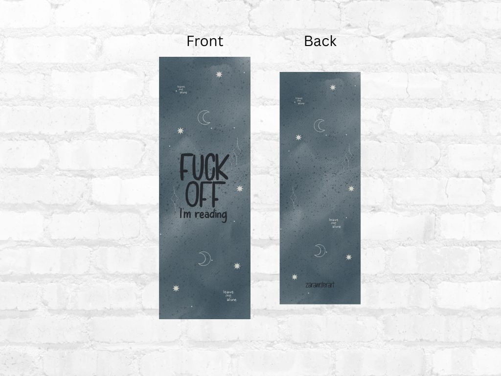 Fuck Off, I’m Reading Bookmark