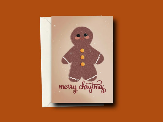 Merry Christmas Cookie Greeting Card