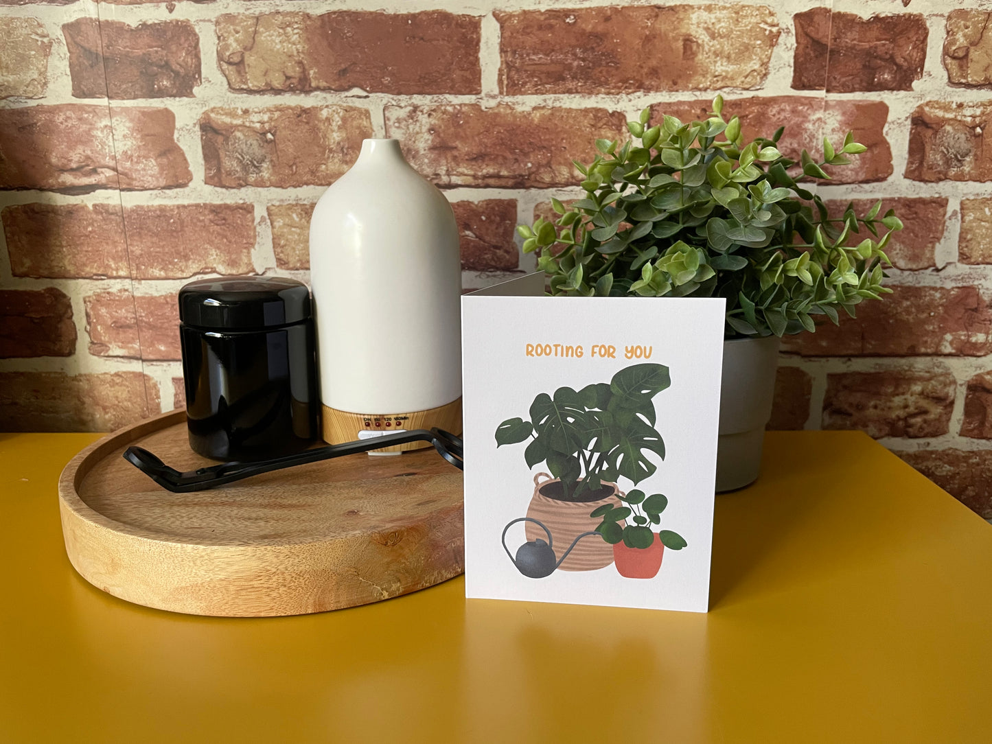 Rooting for You Plants Greeting Card