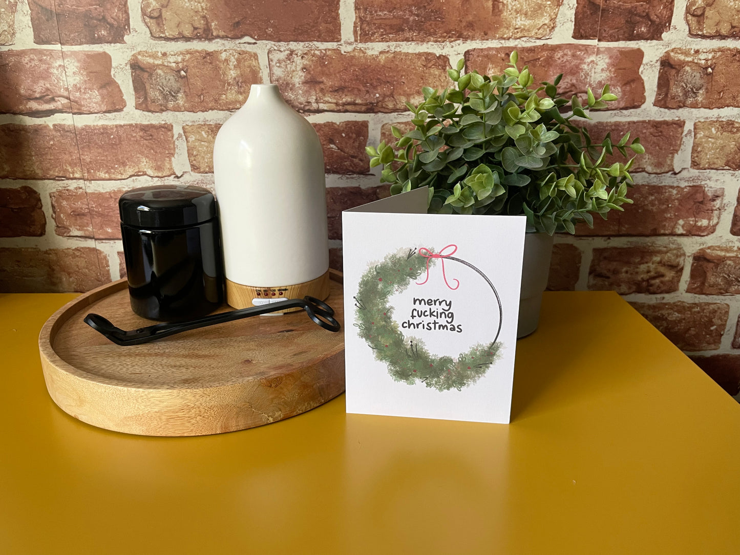 Merry Fucking Christmas Greeting Card