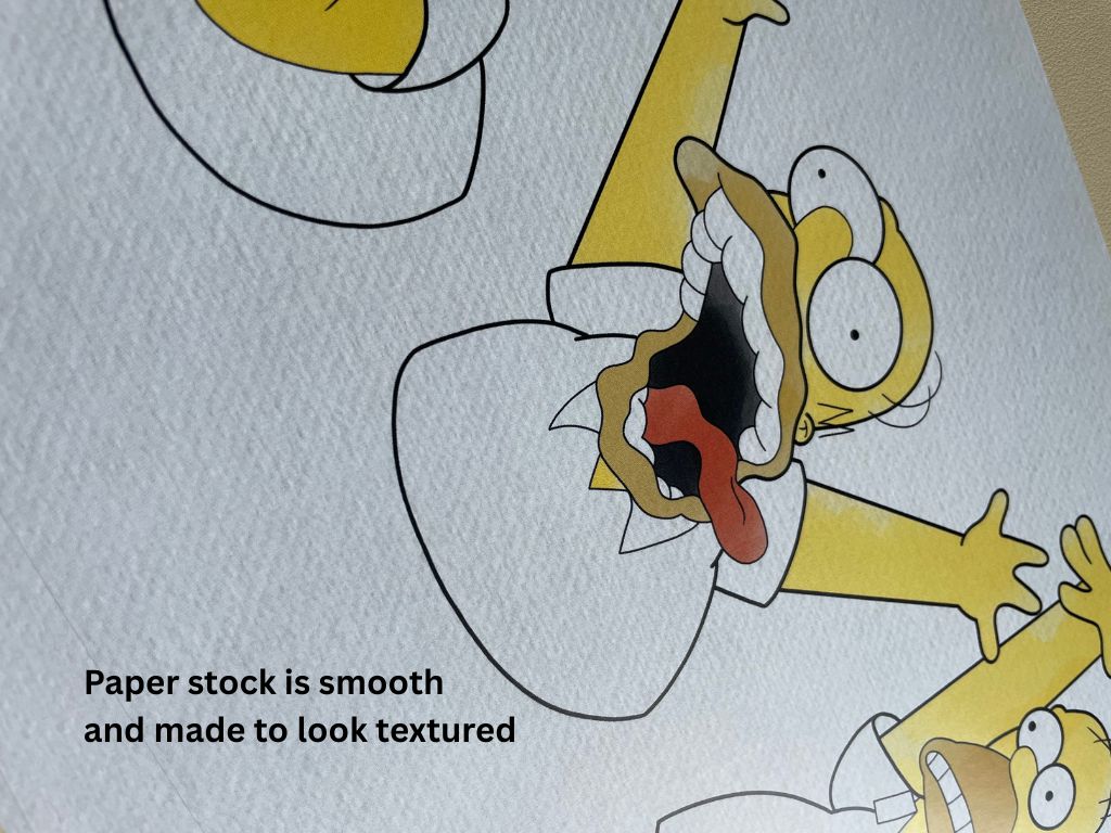 The Simpsons Homer No TV, No Beer The Shining Print