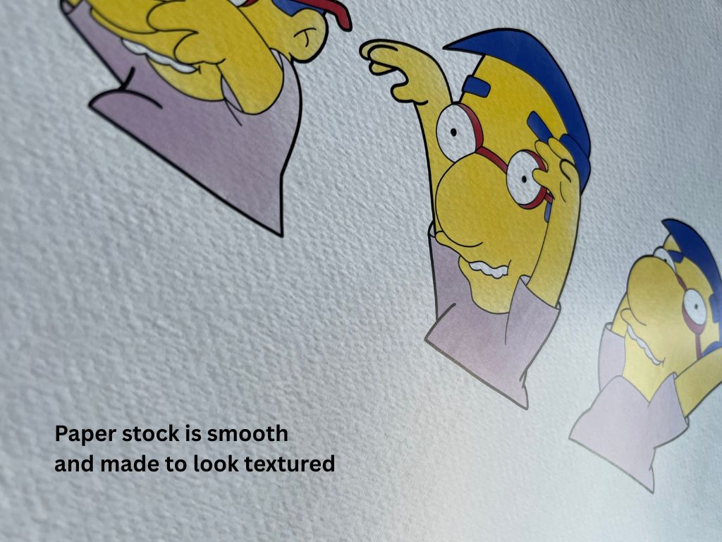 The Simpsons Milhouse Spray Sprinkler Print